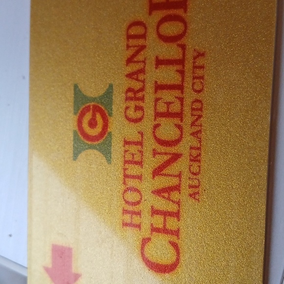 Hotel Grand Chancellor Key Room Card Collectible Memorabilia New Zealand - Picture 3 of 4